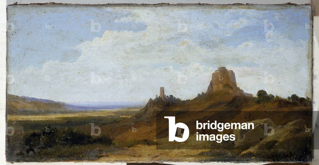 Val de Panaro. Painting by Filippo Reggiani (1838 -1905). Museo Civico, Modene.