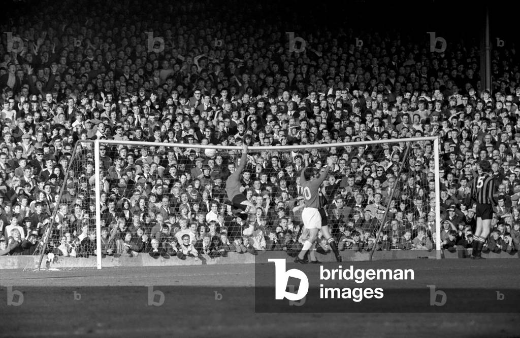 English League Division One match at Portman RoadIpswich 1 v Manchester City 1. Action from the match. November 1969 (photo)