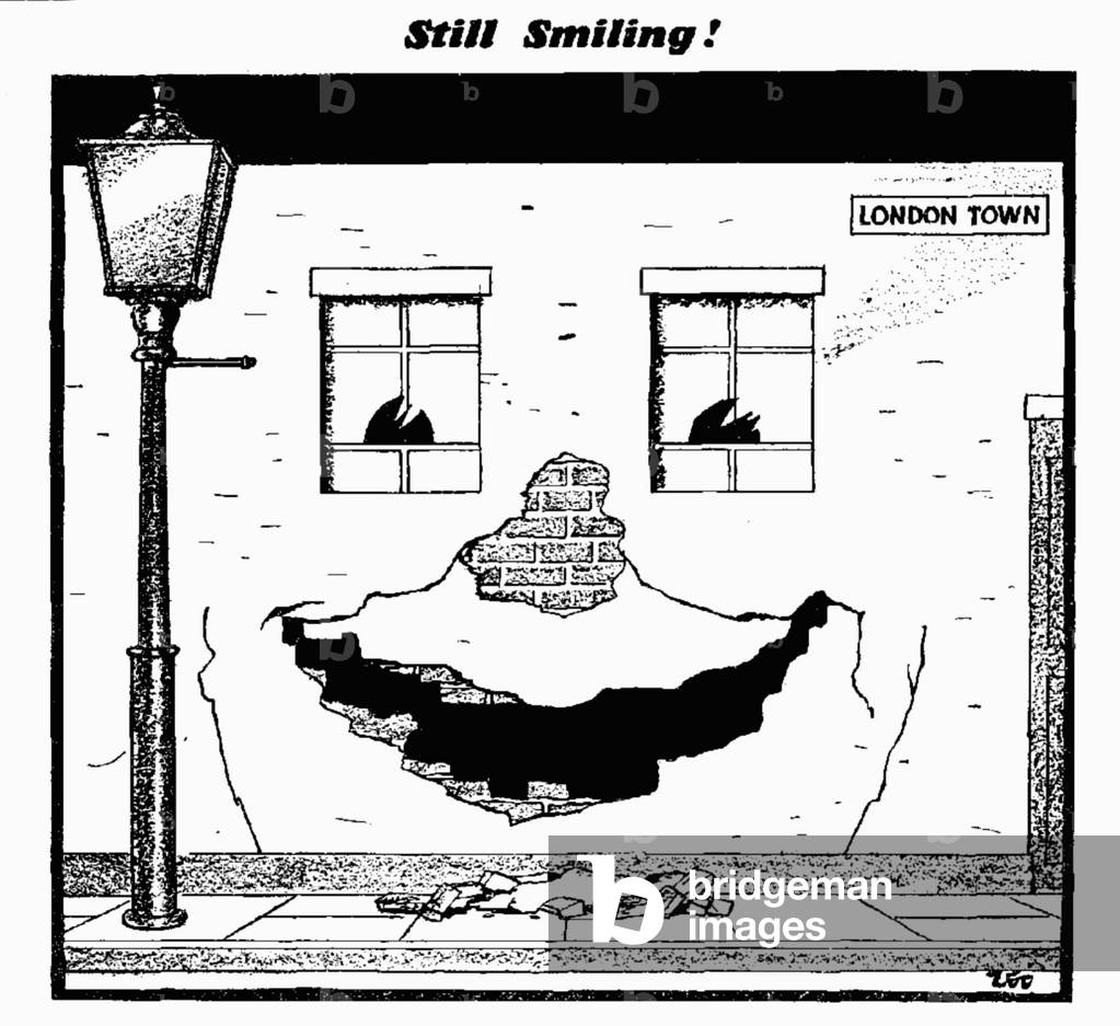 Still Smiling, 8th October 1940 (b/w illustration)