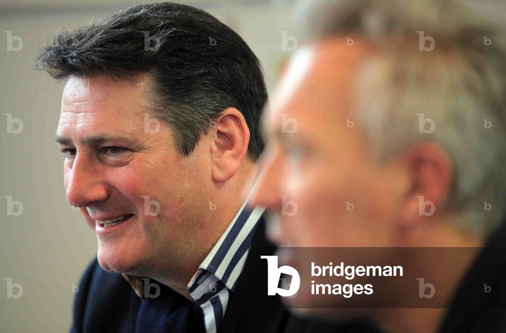 Tony Hadley and Martin Kemp of 80's pop band Spandau Ballet on February 03, 2015 in Newcastle England.