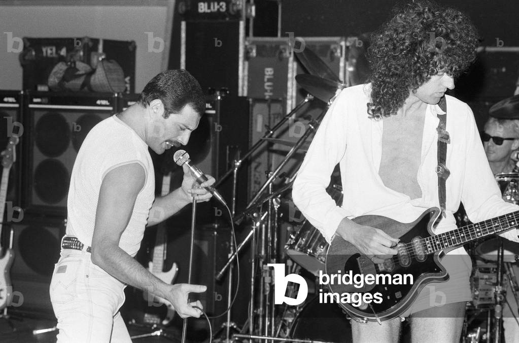 Rock group Queen, July 1985