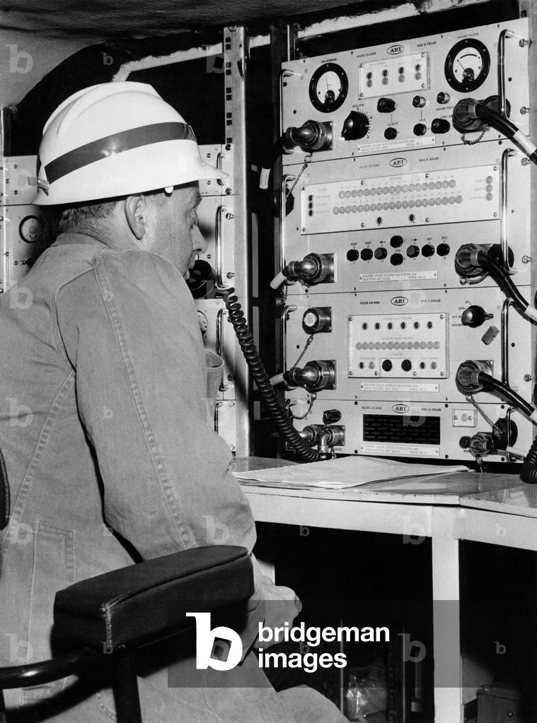 The miner of the future at the controls of 