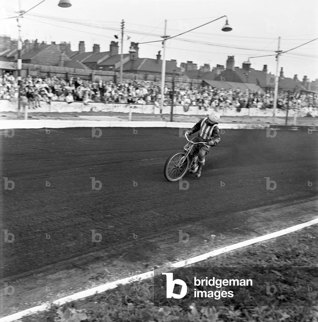 Speedway at stoke, motorsport. June 1960