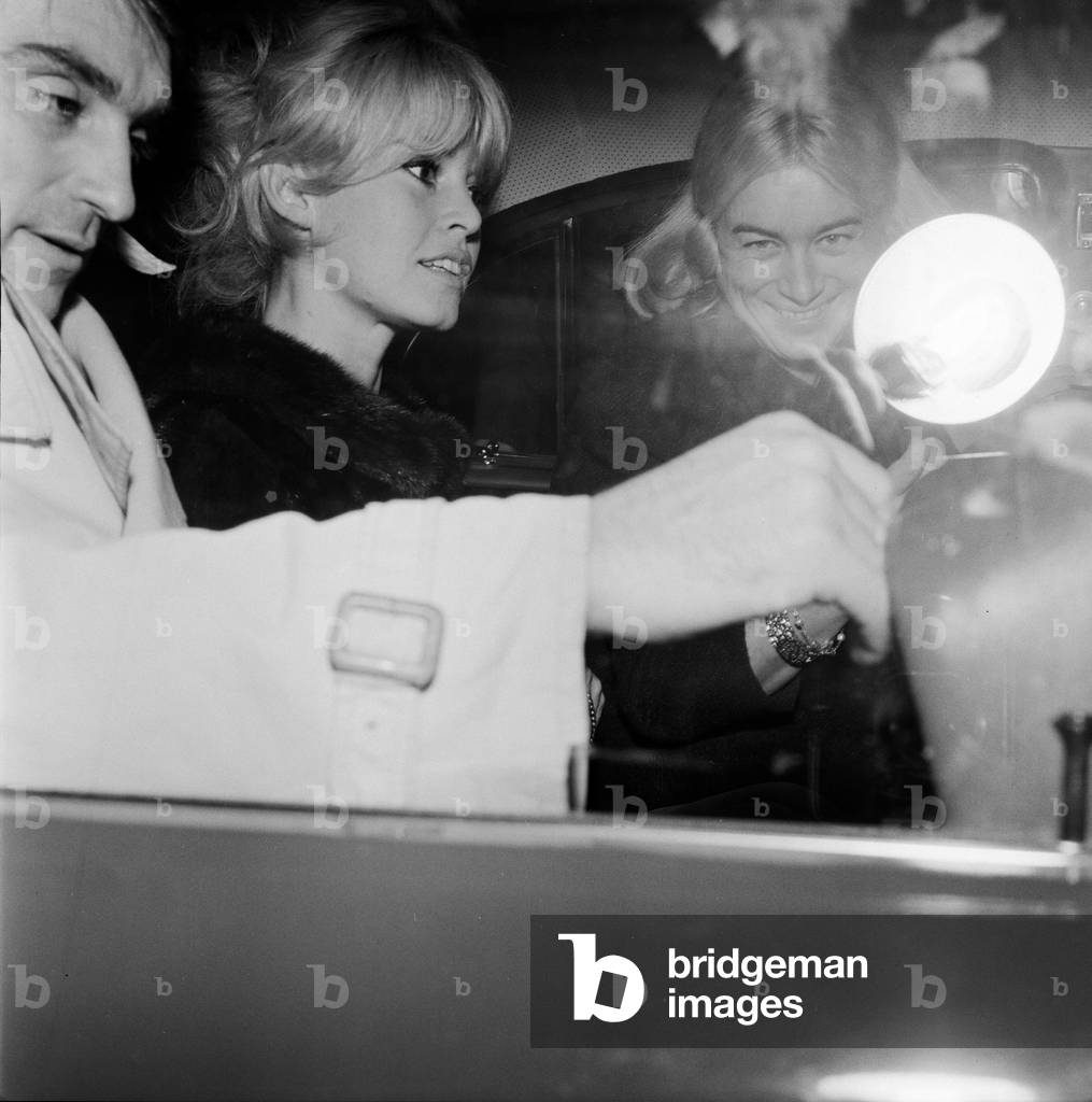 Brigitte Bardot, London, 1963 (b/w photo)