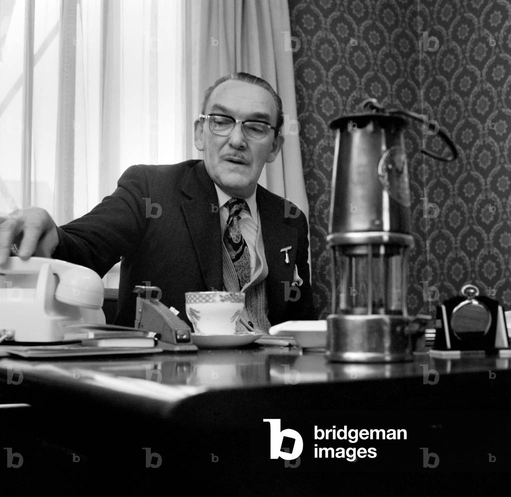 Frank Smith; fire workers leader. January 1974