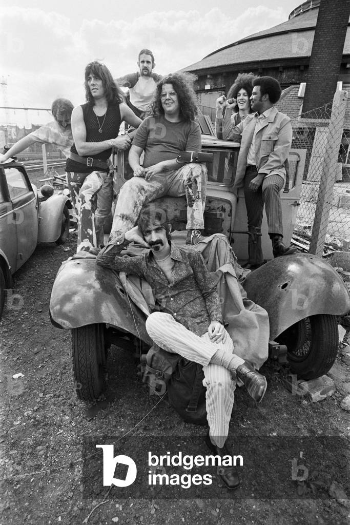 Frank Zappa and the Mothers of Invention pop group 1970