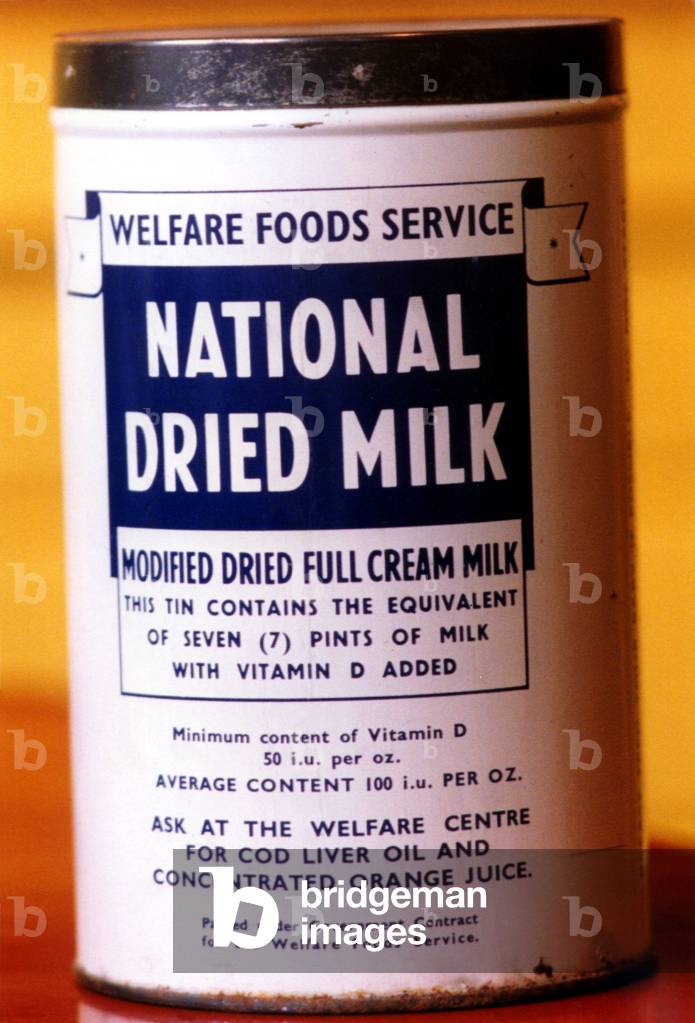 Second World War - Rationing - Welfare Foods Service National Dried Milk, 02/05/1995 (photo)