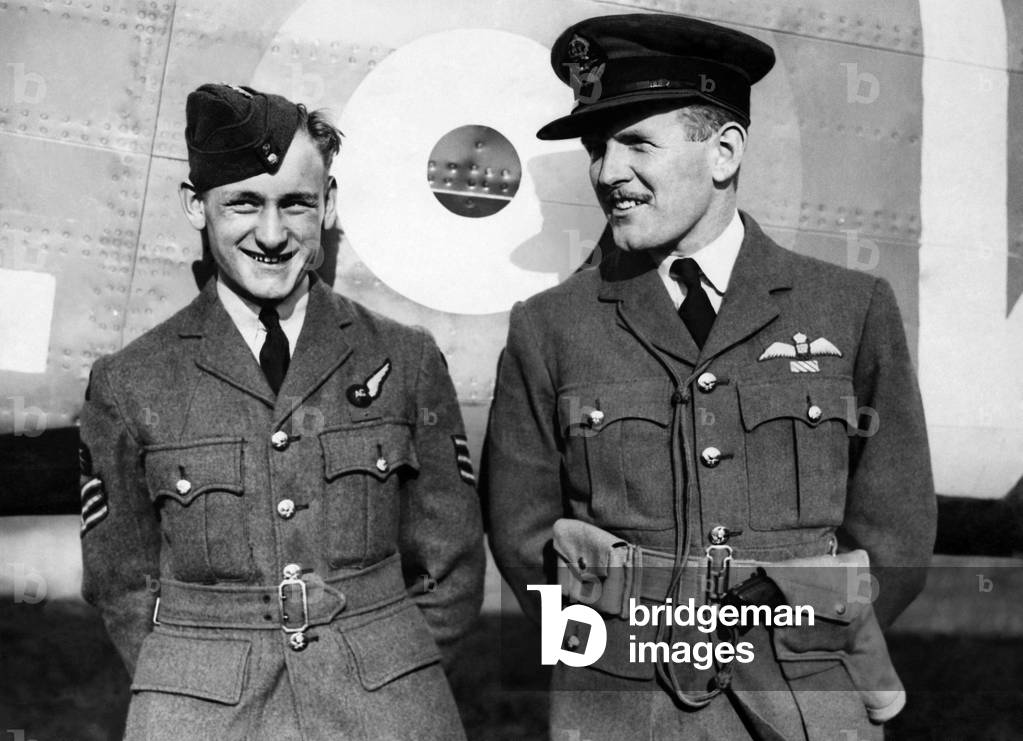 Sgt. John Hannah V.C. with Pilot Officer C.A. Connor D.F.C. killed. October 1940