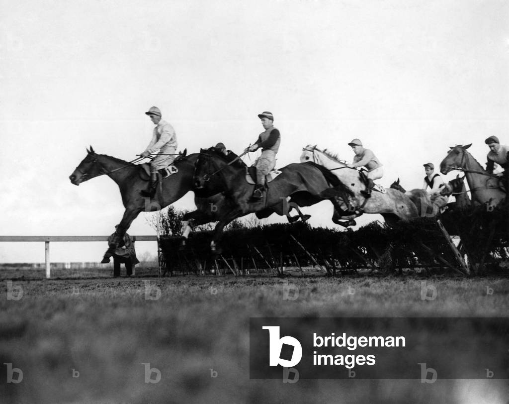 Racing at Haydock Park. 
January 1948