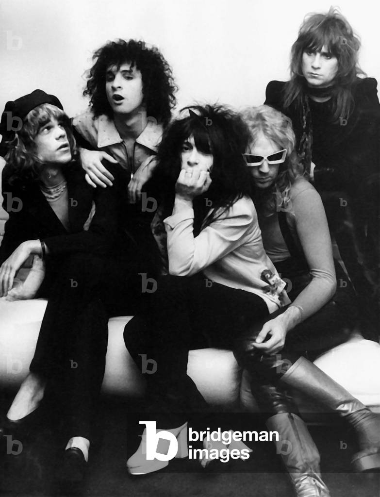 New York Dolls, 1973 (b/w photo)