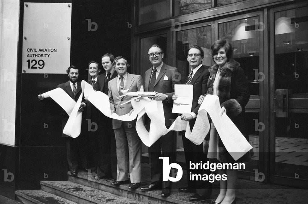 Head of Laker Airways Freddie Laker, January 1975