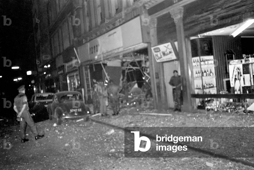 British Army Border Patrol on duty in Northern Ireland. August 1971