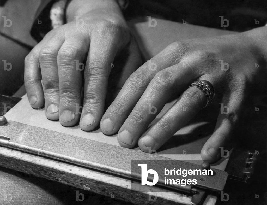 It's bingo by braille. . April 1969 (photo)