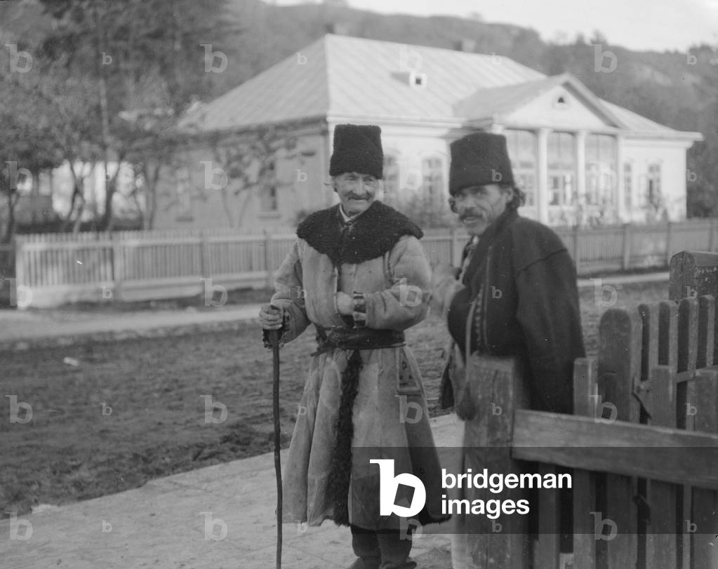 Galician peasant in Halicz September 1914 (b/w photo)