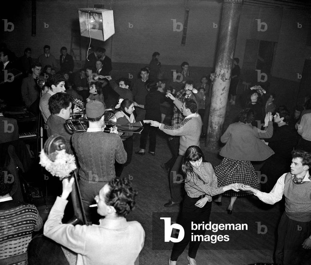 Jazz Club, January 1955 (b/w photo)
