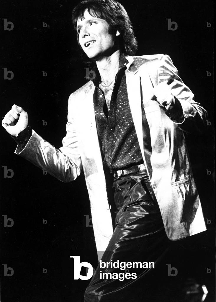 Cliff Richard performing at the Odeon Theatre, Birmingham. The singer played four consecutive nights at the venue.