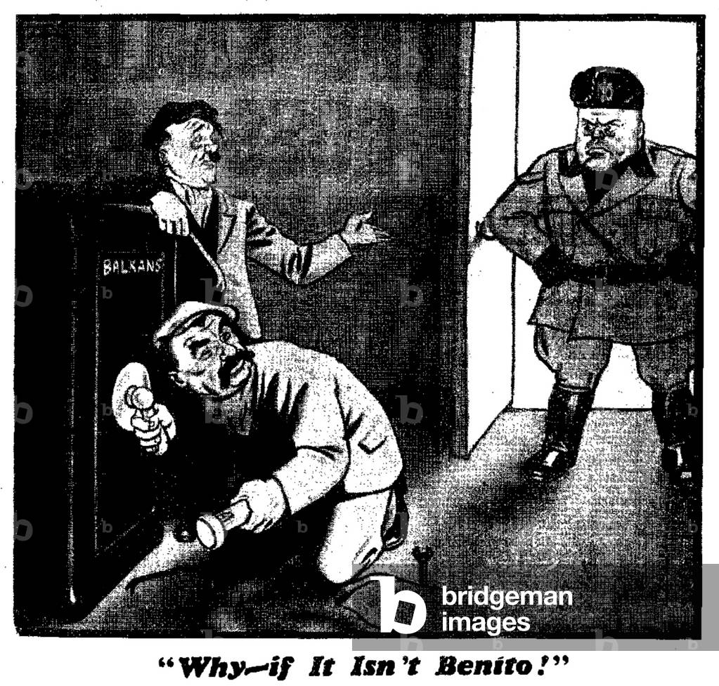 Why - if It Isn't Benito! 9th December 1939 (b/w photo)