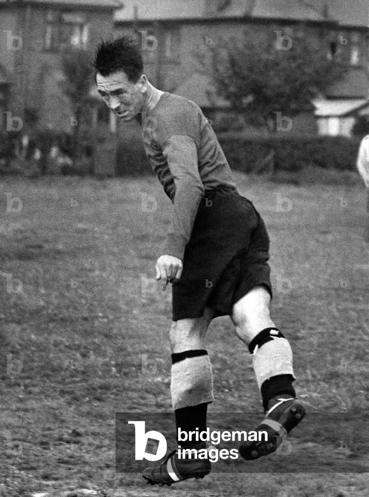 Manchester City footballer. William Jones. August 1949 (photo)