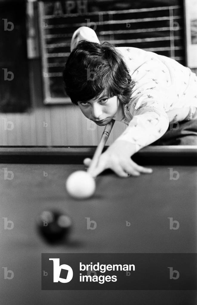 John Parrott, Snooker Player, 15th April 1978 (b/w photo)
