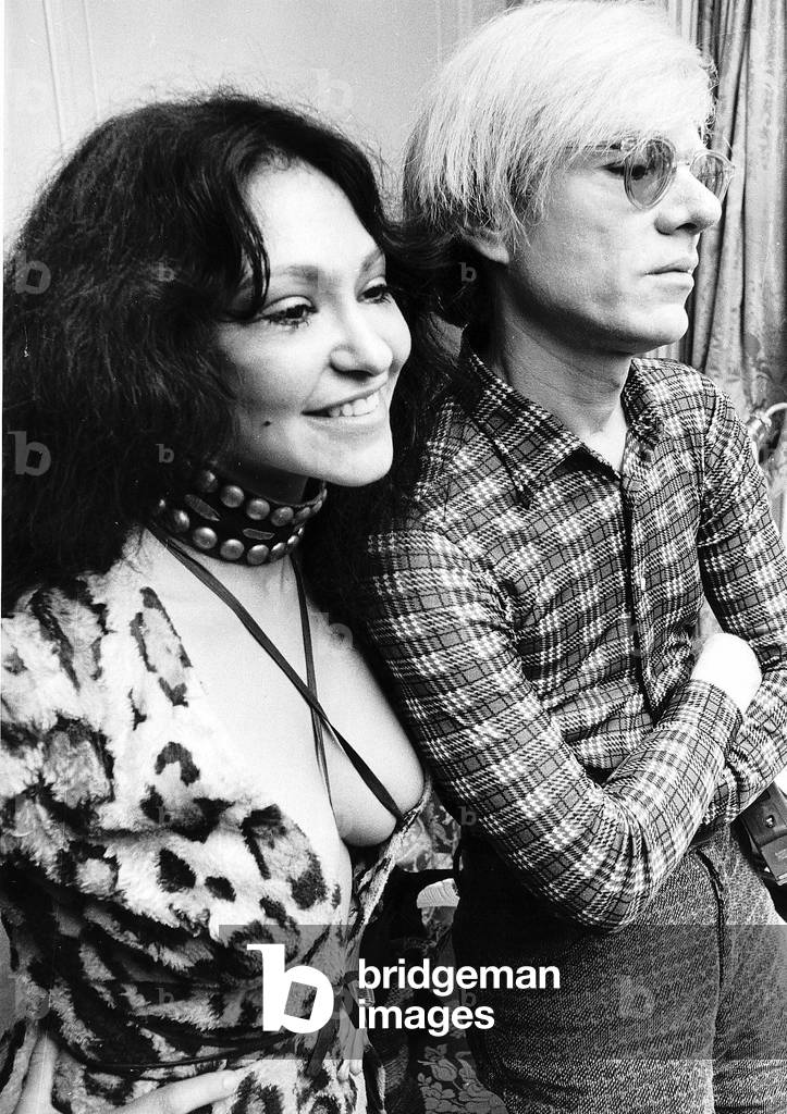 Andy Warhol deceased artist and film, Maker appearing at a Press Conference in London to introduce his play 