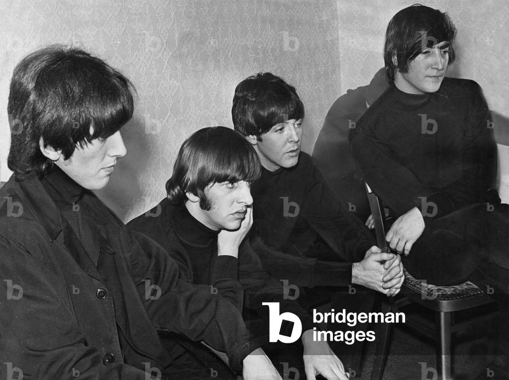 The Beatles backstage, December 1965
