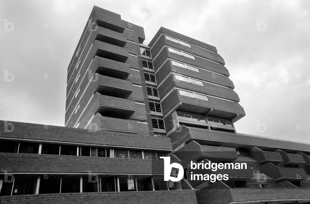Architecture. Ugly Buildings. This hidious example of the new style of building that is blotting London's skyline can be seen in Queensway, Baywater. Consort House is not one of Her Majesty's new prisons, but in fact a block of luxury apartments. July 1970