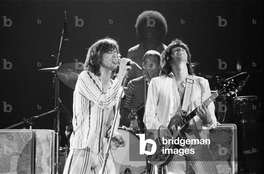 The Rolling Stones in concert at Hemisfair Plaza Arena & Convention Centre, San Antonio, Texas. 4th June 1975
