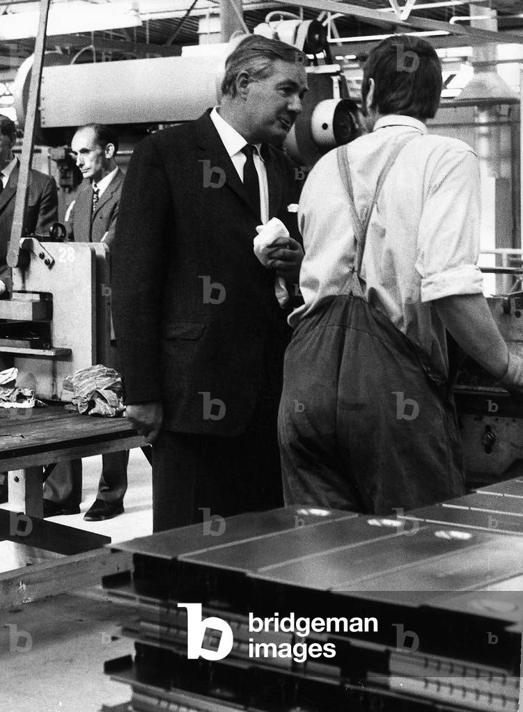 The Rt. Honourable James Callaghan MP, the Labour Home Secretary, officially opened Goldingley Prison today, 1969