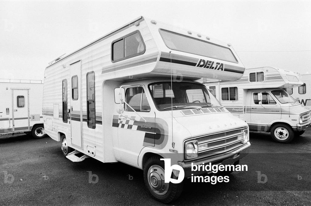 Delta Motorhome. 30th December 1977 (b/w photo)