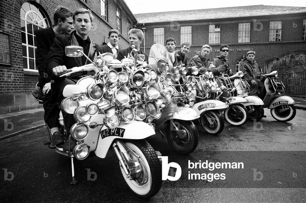 Mods in Peckham, South London, May 1964.