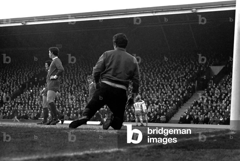 Sport: Football: Liverpool v Arsenal. December 1969 (photo)