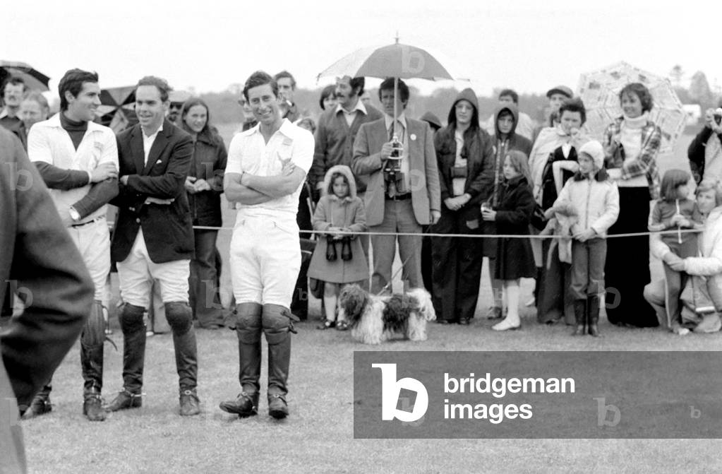 Prince Charles playing polo, June 1977