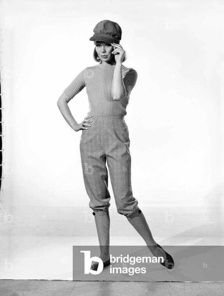 Clothing: Fashions: Trousers. February 1966 (b/w photo)