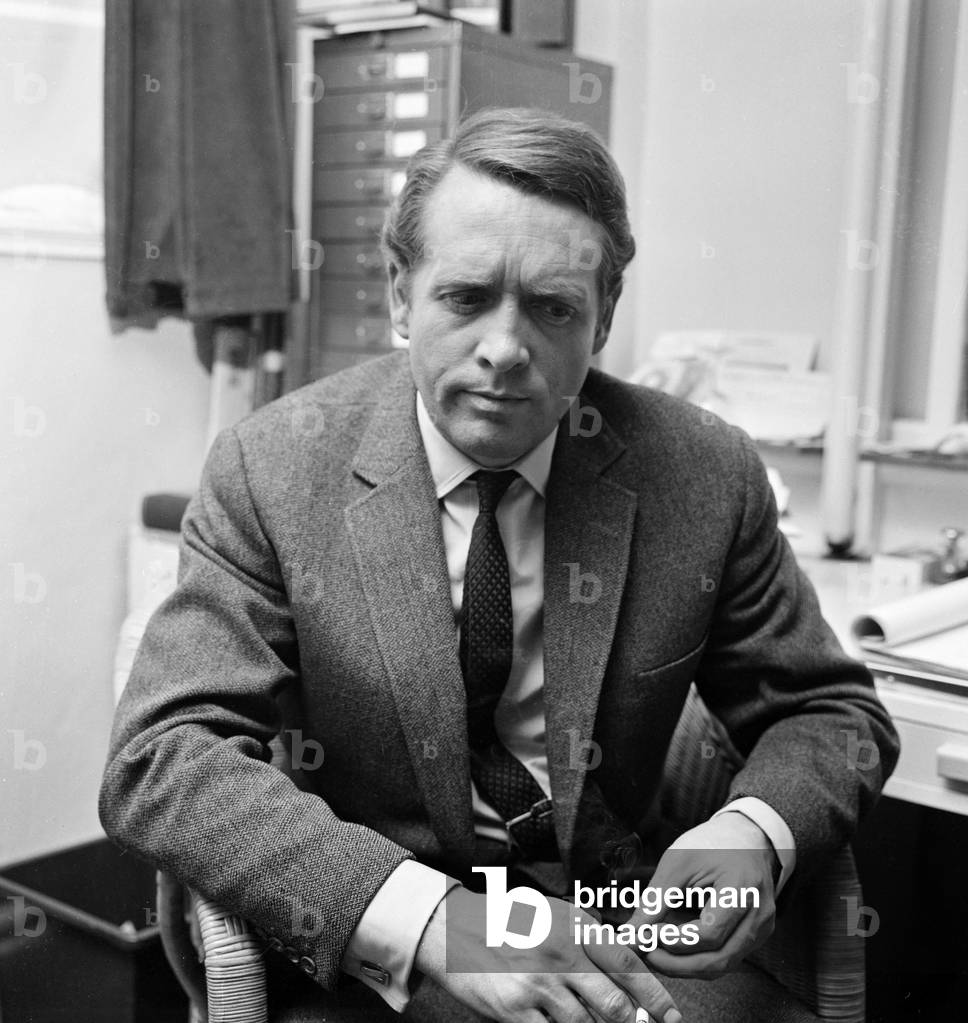 Actor Patrick McGoohan 13th January 1965 (b/w photo)