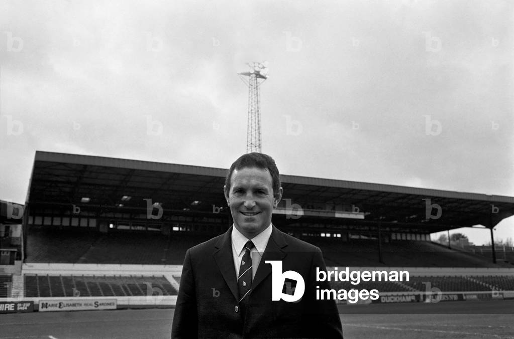 Sport. Football. London's most successful First Division Manager, Dave Sexton, pictured at Stamford Bridge today. November 1969 (photo)