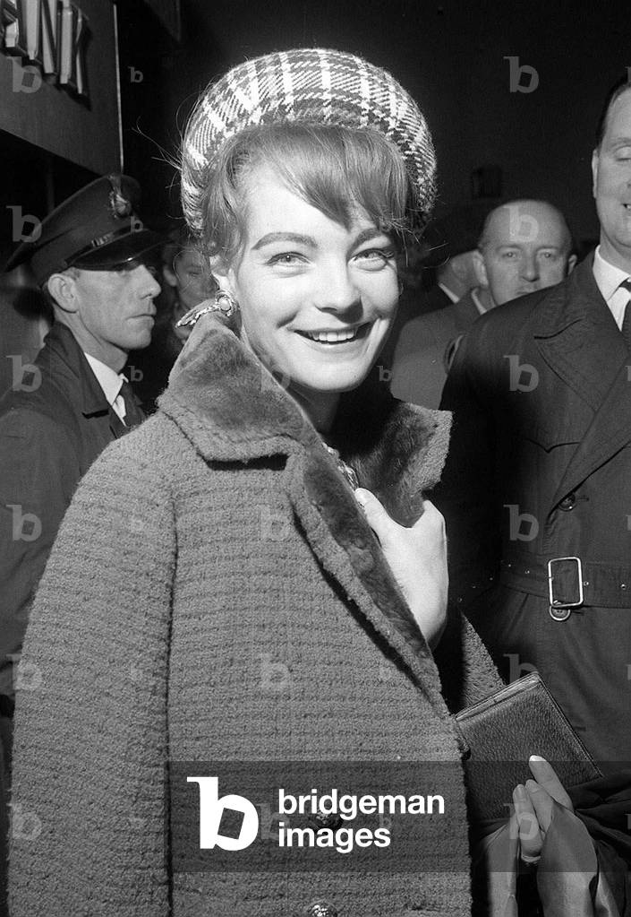 Romy Schneider at LAP Actress, November 1962 (b/w photo)