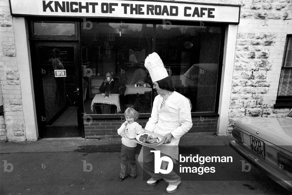 Cordon Bleu Chef Luis Huber pictured at his roadside Cafe 