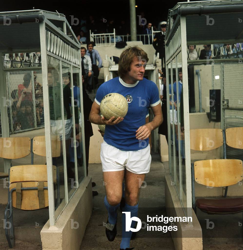 Arsenal v Manchester City League Match at Highbury, 24th August 1974 (b/w photo)