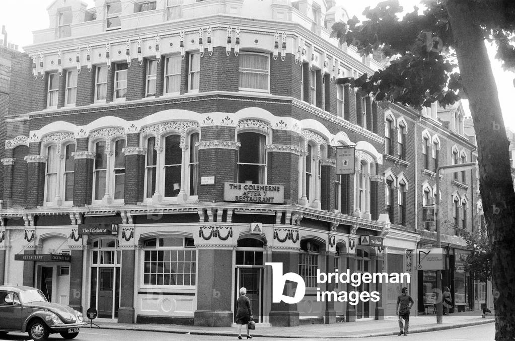 The Coleherne After 7 Restaurant, Coleherne Road, Earls Court, London, SW7, 11th September 1971 (b/w photo)