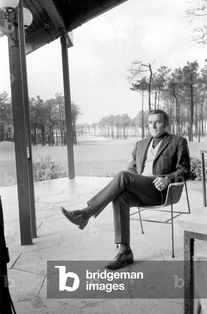 Manager of Wolverhampton Wanderers Ronnie Allen at his penthouse apartment in an area reserved for the super rich of Bilbao's business community lNovember 1969 (photo)