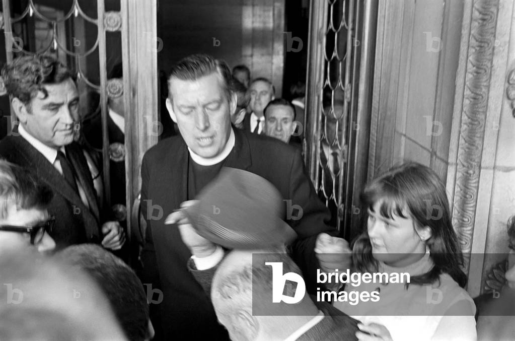 Northern Ireland August 1969. Reverend Ian Paisley seen here at Stormont. August 1969 Z8267-012