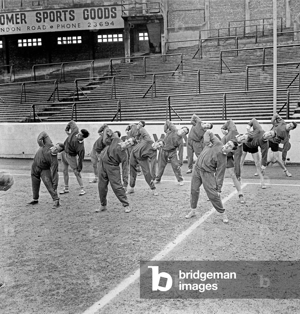 Southampton Football Players, Training Session, 15th March 1963 (photo)