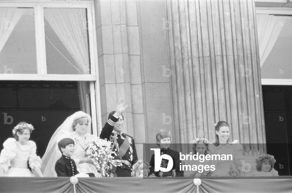 Wedding day of Prince Charles & Lady Diana Spencer, 29th July 1981.