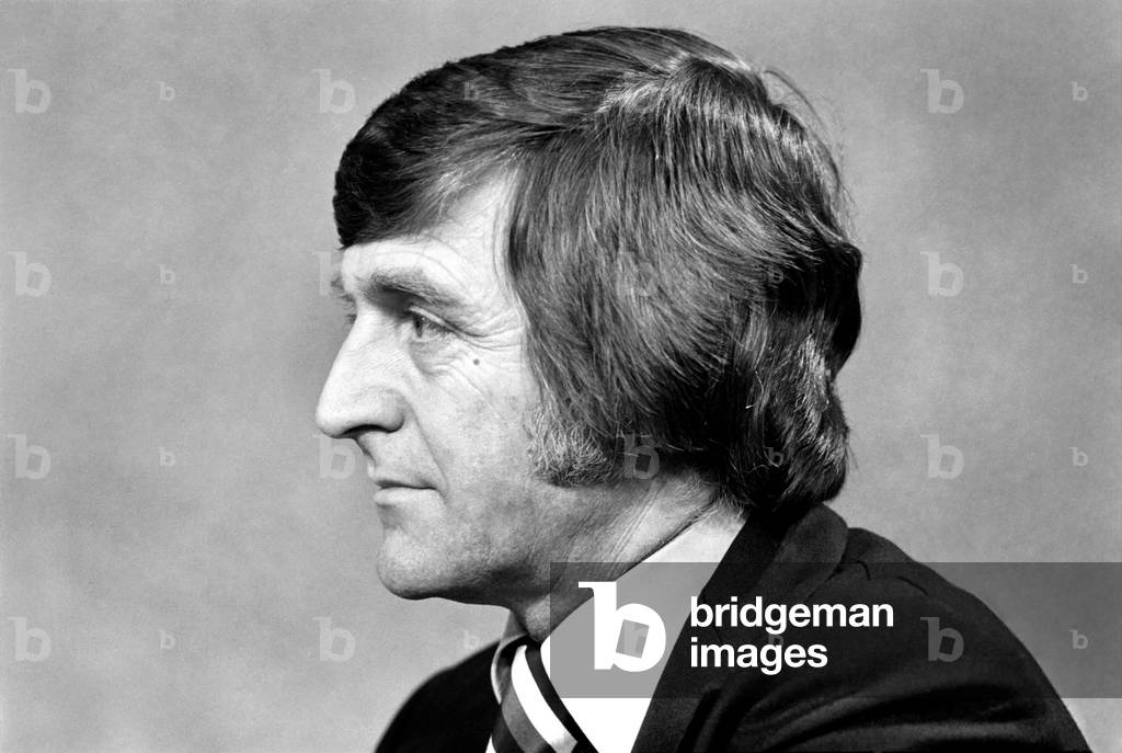 TV personality Michael Parkinson, January 1975