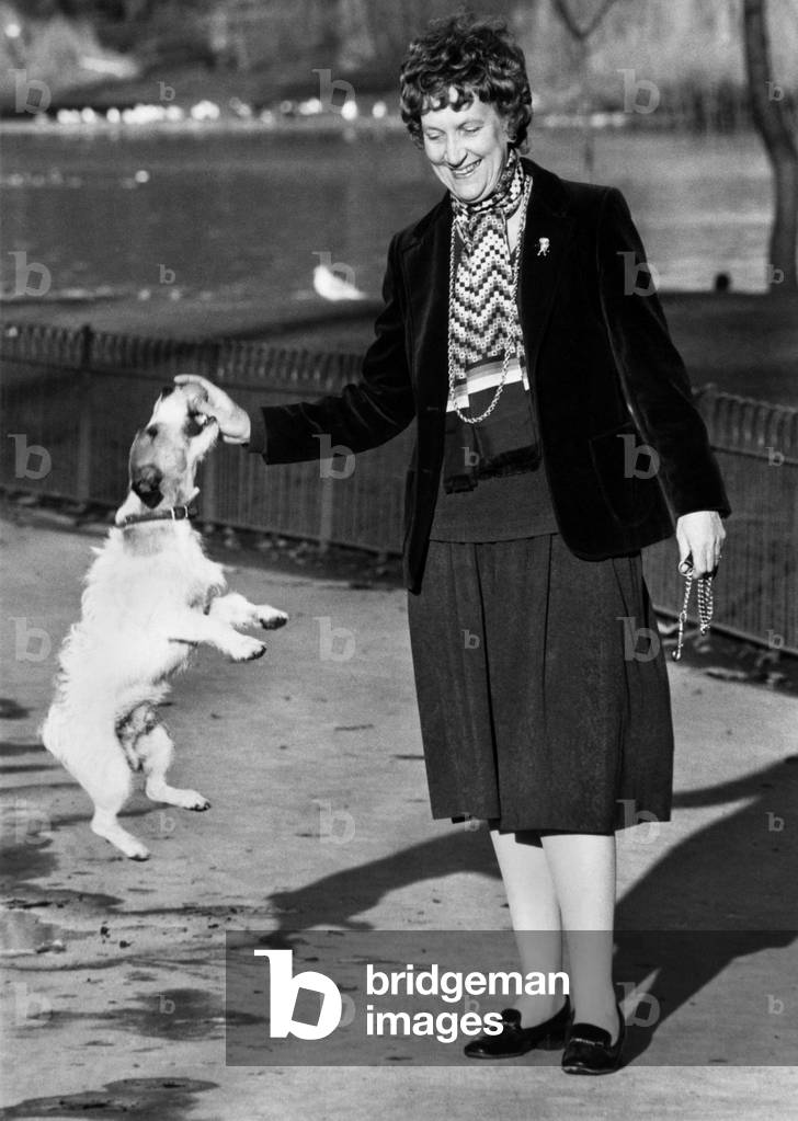 Howe's Budget Bites. The Chancellor's pet terrier frolics in the park, blissfully unaware that he s closer to the Budget secrets than most of Britains voters. Lady Howe took the dog, aptly named Budget, for a walk as Sir Geoffrey worked on the measures he will put before Parliament next Tuesday (March 9). Back in Downing Street Lady Howe clapped a hand over Budget's mouth just in case he let on any of his masters secrets. Taxed. Budget the Chancellor's terrier jumps for Lady Howe. March 1982