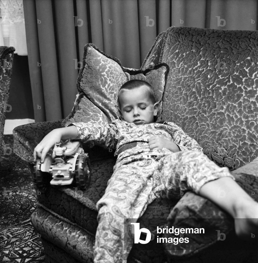 Humour: Unusual: Boy trapped in fridge. July 1970
