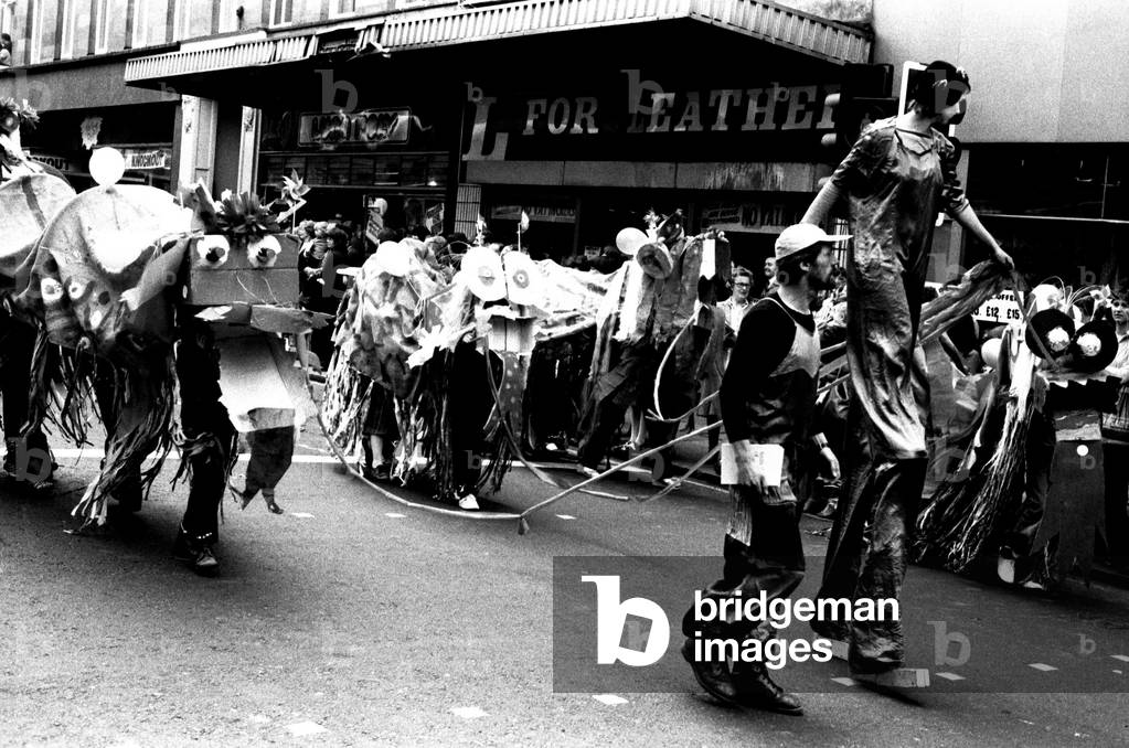 The Lord Mayor of Newcastle's parade in the city centre, 23rd June 1979 (b/w photo)