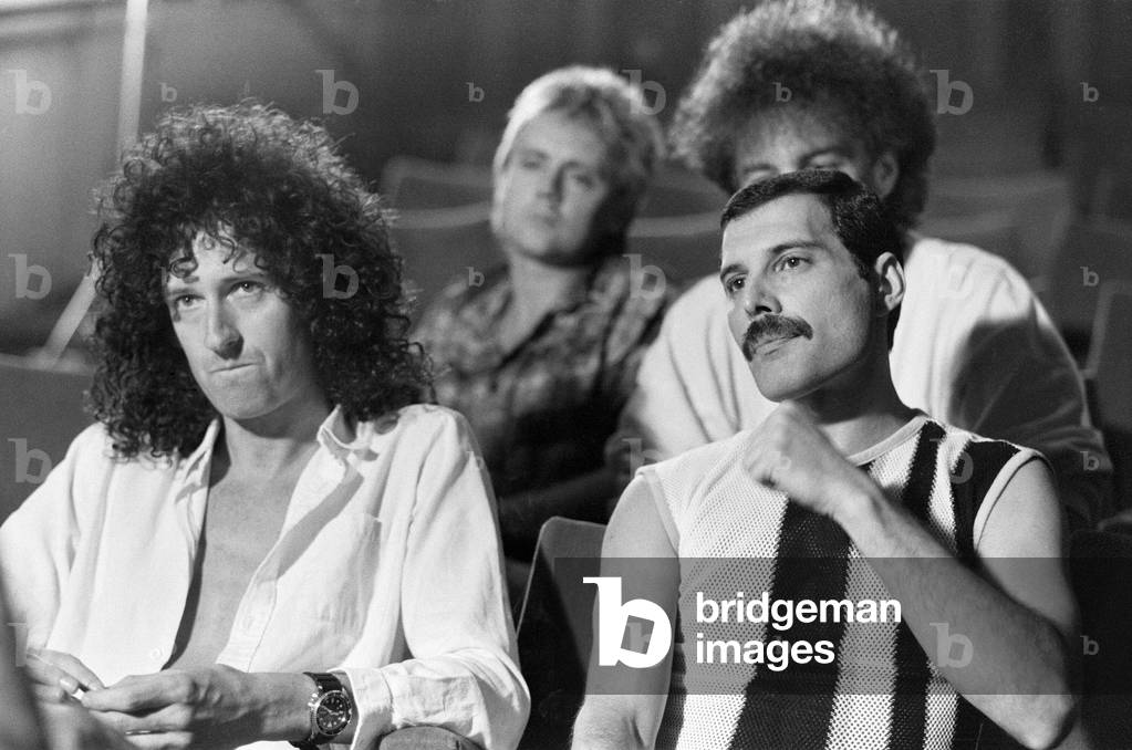 Rock group Queen, July 1985