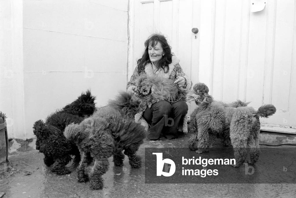Dogs evicted. Mrs. Fay Hughes. January 1975
