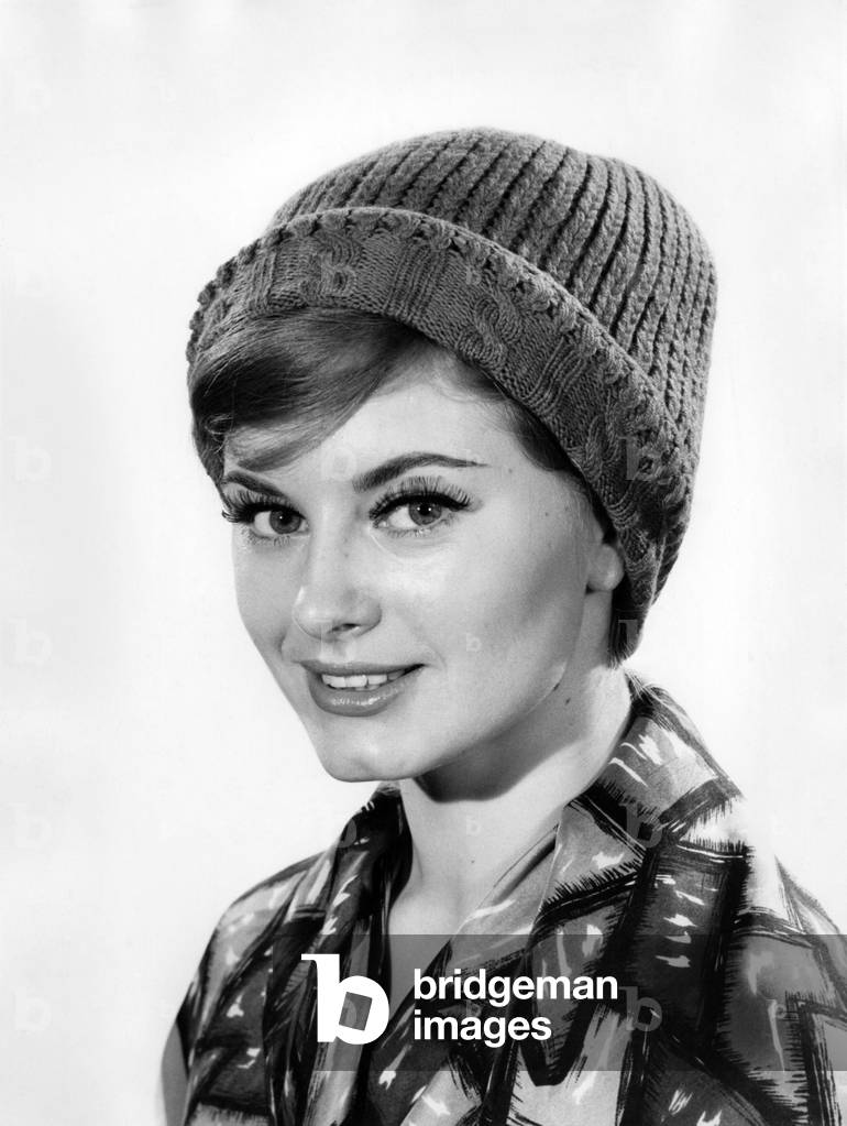 Reveille Fashions: Margaret Lorraine. February 1961 (b/w photo)